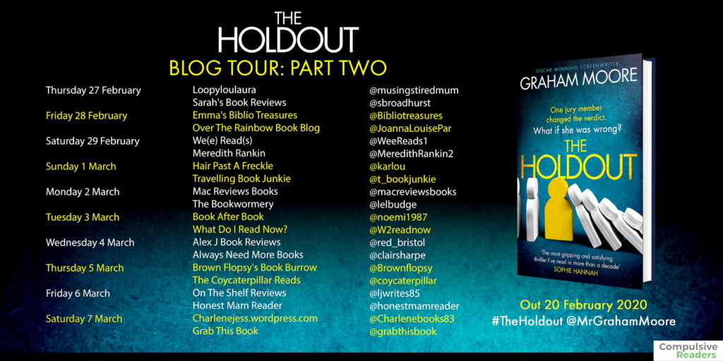 The Holdout by Graham Moore blog tour