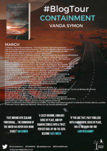 Containment by Vanda Symon blog tour poster