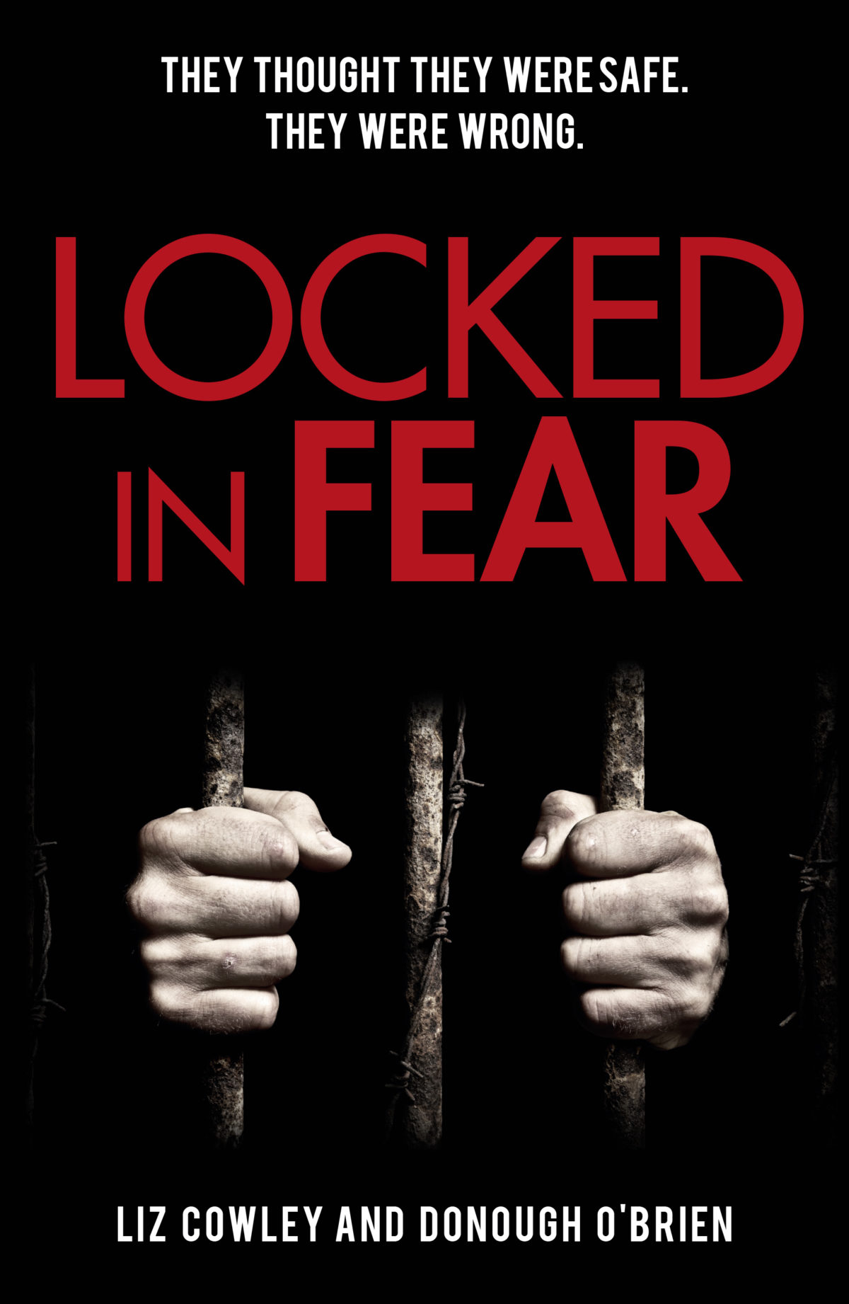 Liz Cowley and Donough O'Brien Locked in Fear book cover