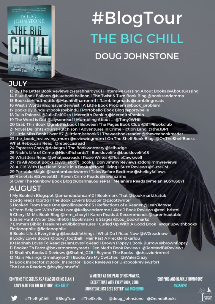 The Big Chill by Doug Johnstone blog tour poster