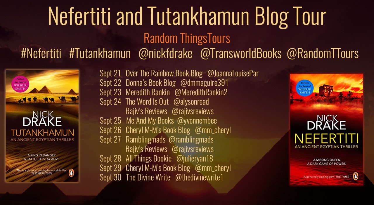 Nick Drake blog tour for Nefertiti and Tutankhamun