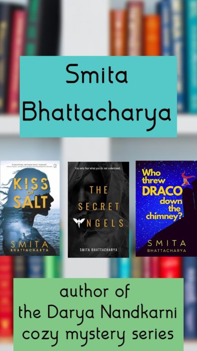 Pin for Meet author Smita Bhattacharya, author of Darya Nandkarni mystery series