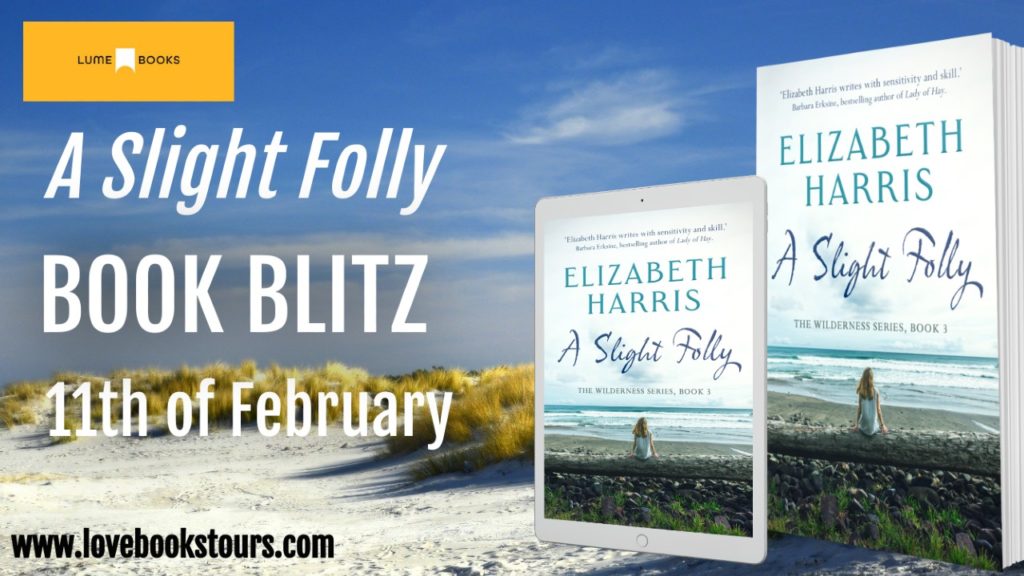 Blog book blitz banner for A Slight Folly by Elizabeth Harris